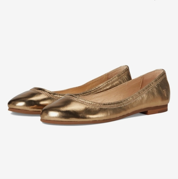 Frye  Carson Ballet flat Dark Gold - Picture 1 of 10